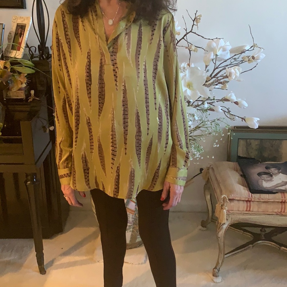 Michael Kors silk top and pants. New w.Tags